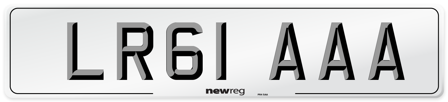 LR61 AAA Number Plate from New Reg